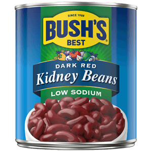 Can of Bush's<sup>®</sup> dark red kidney beans