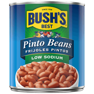 Can of Bush's<sup>®</sup> pinto beans