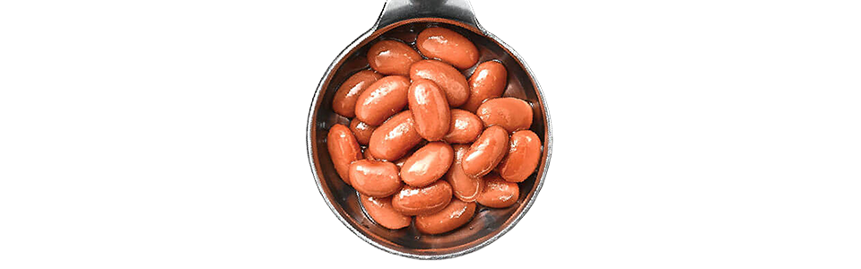 Scoop of pinto beans